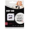 Baby Dab Foot & Hand Print Purple 1 pz