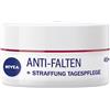 Beiersdorf NIVEA Anti-Falten + Straffung Tagespflege 45+ (50 ml), Gesichtscreme mit Aprikosenkernöl, Shea Butter und Vitamin E, Tagescreme mildert Linien und Falten sichtbar