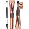 Erinde Tinta Sopracciglia Peel-Off Tattoo Brow, Gel Colorante per Sopracciglia Semipermanente, Waterproof e Resistente alle Sbavature, Altamente Pigmentato, Lunga Durata, con Pennello, #01