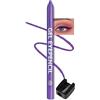 Erinde Matita Occhi Gel Viola Opaco, Waterproof a Lunga Durata, Colore Intenso e Pigmentato Eyeliner, Cremosa e Scorrevole, con Temperino Incluso, Temperabile, per Occhi Sensibili, Cruelty-free, #10