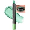 Erinde Ombretto in Stick Verde Cremoso, Matita Ombretto, Impermeabile e Altamente Pigmentato Eyeshadow Stick, Lunga Tenuta con Effetto Metallico Luminoso, Texture Setosa e Facile da Applicare, Vegan