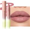 Erinde Matte Lip Crayon, Rossetto Matita Vellutato Cremoso a Lunga Tenuta, Effetto Opaco, Stick Labbra Retrattile On The Go, Non Secca le Labbra #01