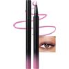 Erinde Eyeliner Liquido Metallico Rosa, Eyeliner Waterproof, Matita Occhi Lunga Tenuta fino a 8 ore, Asciugatura Rapida e Antisbirciatura, Finish Lucido e Brillante, Alta Pigmentazione #01