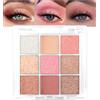 Erinde Palette di Ombretti a 9 Colori, Ombretti Opachi e Perlati, Tonalità Nude e Rosa, Alta Pigmentazione e Lunga Durata, Polvere Fine, Formula Morbida e Facile da Sfumare, Vegana e Cruelty-Free #01