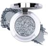 Erinde Eyeshadow Single Glitter Eyeshadow, Ombretto singolo ad alta pigmentazione con lucentezza fine, durevole e impermeabile, facile da applicare, per il trucco degli occhi luminosi, vegano #05