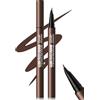 Erinde Eyeliner Marrone, con Punta di Precisione Curvata a 18°, Impermeabile e Anti-Sbavatura, Alta Pigmentazione, Asciugatura Rapida e Lunga Tenuta, Linee Scorrevoli, Adatto ai Principianti, Vegana