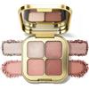 Erinde Palette Ombretti Opachi 4 Colori, Ombretti Altamente Pigmentati, Palette Make-up Professionale, Lunga Durata, Texture in Polvere Fine, Facile da Sfumare, per Trucco Occhi Naturale, #03