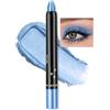 Erinde Ombretto in Stick Blu Cremoso, Matita Ombretto, Impermeabile e Altamente Pigmentato Eyeshadow Stick, Lunga Tenuta con Effetto Metallico Luminoso, Texture Setosa e Facile da Applicare, Vegan #10