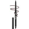 Erinde Gel Eyeliner, Eyeliner Impermeabile e Wischfest, Matita Occhi Marrone, Alta Pigmentazione, Lunga Tenuta 16 Ore, Punta Retrattile, con Applicatore in Spugna Integrato e Temperino, #03 Brown