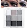 Erinde Palette di Ombretti a 9 Colori, Ombretti Smoky, Trucco Occhi Opaco e Perlato, Alta Pigmentazione e Lunga Durata, Polvere Fine, Morbida e Facile da Sfumare, Ideale per un Trucco Scuro e Intenso