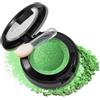 Erinde Palette Ombretti Glitter Verde, Palette Eyeshadow Altamente Pigmentata, Ombretto & Trucco Verde, Texture Fine, Scintillante Intenso, Waterproof e a Lunga Durata, Con Applicatore, #16