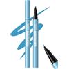 Erinde Eyeliner Azzurro, con Punta di Precisione Curvata a 18°, Impermeabile e Anti-Sbavatura, Alta Pigmentazione, Asciugatura Rapida e Lunga Tenuta, Linee Scorrevoli, Adatto ai Principianti, Vegana