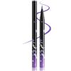Erinde Eyeliner Liquido Viola, Impermeabile e Anti-Sbavature, Asciugatura Rapida e Lunga Durata, Alta Pigmentazione per Linee Precise, Eyeliner Multiuso per Halloween, Carnevale e Cosplay, #07