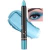 Erinde Ombretto in Stick Blu Cremoso, Matita Ombretto, Impermeabile e Altamente Pigmentato Eyeshadow Stick, Lunga Tenuta con Effetto Metallico Luminoso, Texture Setosa e Facile da Applicare, Vegan #11