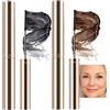 Erinde Mascara 2 Pezzi Nero e Marrone con Scovolino Sottile, Mascara per Donne Mature, Resistente all'Acqua e Anti-Sbavature, Lunga Durata per Ciglia Naturalmente Lunghe e Incurvate