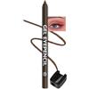 Erinde Matita Occhi Gel Marrone Opaco, Waterproof a Lunga Durata, Colore Intenso e Pigmentato Eyeliner, Cremosa e Scorrevole, con Temperino Incluso, Temperabile, per Occhi Sensibili, Cruelty-free, #02