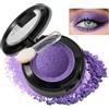 Erinde Palette Ombretti Glitter Viola, Palette Eyeshadow Altamente Pigmentata, Ombretto & Trucco Viola, Texture Fine, Scintillante Intenso, Waterproof e a Lunga Durata, Con Applicatore, #10