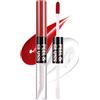 Erinde 2 in 1 Peel Off Lip Liner Stain e Lip Oil, Matita Labbra ad Alta Pigmentazione, Colori Brillanti Gloss Labbra, Lunga Durata, Lucidalabbra Idratante e Nutriente, Finish Cremoso e Lucido #01