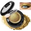 Erinde Palette Ombretti Glitter Oro, Palette Eyeshadow Altamente Pigmentata, Ombretto & Trucco Oro, Texture Fine, Effetto Scintillante Intenso, Waterproof e a Lunga Durata, Con Applicatore, #04