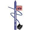 Erinde Matita Occhi Gel Blu Scuro Opaco, Waterproof a Lunga Durata, Colore Intenso Pigmentato Eyeliner, Cremosa e Scorrevole, con Temperino Incluso, Temperabile, per Occhi Sensibili, Cruelty-free, #09