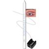 Erinde Matita Occhi Gel Bianco Opaco, Waterproof a Lunga Durata, Colore Intenso e Pigmentato Eyeliner, Cremosa e Scorrevole, con Temperino Incluso, Temperabile, per Occhi Sensibili, Cruelty-free, #12