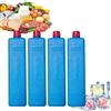 Giwoatln 4 Pezzi Ghiaccioli per Borsa Frigo, 200ml Mattonelle Ghiaccio, Ghiaccio Borsa Frigo, Raffreddamento Ghiacciolo Termico, GhiaccioRiutilizzabile per Borse Termiche E Scatole