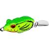 Generico Esca di Superficie per Snakehead con Cucchiaio Aggiuntivo, Imitazione Realistica e Flessibile, Amo Nascosto Anti Groviglio, Perfetta per Lotus e Acque Basse (green)