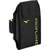 Mizuno Arm Pouch Braccialetto, Adulti Unisex, Black/Yellow (Multicolore), Taglia Unica