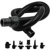Générique Pompa Ad Aria Elettrico Gonfiabile - Kit Di Sgonfiaggio Tubo Rapido Ad Alta Pressione Multiuso, Adattatore Ugello Compressore Portatile Per Motomarine | Kayak Paddleboard Tavola Su