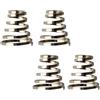 UKCOCO Set 4 Pezzi Rilascio Rapido per Ruote Bici Molle in Lega di Alluminio, Facile da Trasportare e Antisvitamento, Accessorio per Mountain Bike e Gravel