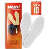 Nivja Top Heat - Scaldapiedi - 10 paia - 8 ore di calore caldo - attivato dall'aria - calore istantaneo - 100% calore naturale - S (36-38)