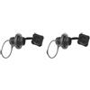 Timcryxient 2 set di tappi per valvola dell'aria gonfiabili in PVC per gommoni, confezione da 1