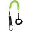 Jodsen Guinzaglio per Tavola Sup Da Surf,10 Piedi 7mm Leash da Surf,Tavola da Stand Up Paddle Arrotolato in TPU Guinzagli Per Tavole Surf,Corda Gamba Cinturino Alla Caviglia,Per Tutte Le Tavole Surf