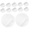 Luxshiny 15 Pezzi Kit Riparazione Autoadesivo per Materassini Gonfiabili e Piscine Toppe in PVC Resistenti per Impiego Esterno e Domestico