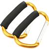 Uonlytech Ganci per Scarponi da Pattinaggio a Rulli 2 Unitá, Moschettoni Portanti in Metallo Resistente Fermo a Molla, Accessori per Trasporto Comodo e Compatto per Sport all'Aperto