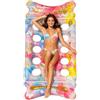 dzqad Sdraio Galleggiante Piscina - Galleggiante Con Paillettes E Poggiatesta | Giocattolo Salotto Gonfiabile Prendisole Portatile | Per Adulti E Bambini, Estate, Giardino, Spiaggia, Lago
