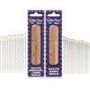 The Quilted Bear Gold Eye Crewel & Sharps - Set di 16 aghi per ricamo e 20 aghi da cucito a mano, entrambi in una custodia in legno inciso di alta qualità per ricamo e cucito a mano