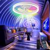 lnrosy Ventilatore da Soffitto Con Luce with Telecomando,RGB Lampadario con Pale with Colore variabile and 6 Velocità and Colore variabile,Ceiling Fan with Light with Super Silenziosa,Per Cameretta