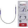 KnitPro Ferri circolari fissi Zing, asimmetrici, 25 cm, misura 4,50 mm