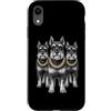 Cool 3 Hip Hop Trio Street Gold Chain Fu Custodia per iPhone XR Miniatura Schnauzer Rap Old School Retro Streetwear 80s 90s