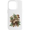 Timowo Studio Custodia per iPhone 14 Pro Riccio di Bosco con Funghi