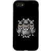 Cool 3 Hip Hop Trio Street Gold Chain Fu Custodia per iPhone SE (2020) / 7/8 Rat Mouse Rap Old School Retro Streetwear 80s 90s Tre