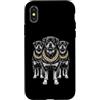 Cool 3 Hip Hop Trio Street Gold Chain Fu Custodia per iPhone X/XS Rottweiler Rottie Rap Old School Retro Streetwear anni '80 '90
