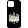 Cool 3 Hip Hop Trio Street Gold Chain Fu Custodia per iPhone 15 Pollo, gallina, gallo, rap, vecchia scuola, retrò, streetwear anni '80 e '90