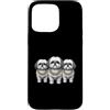 Cool 3 Hip Hop Trio Street Gold Chain Fu Custodia per iPhone 15 Pro Max Shih Tzu Dog Rap Old School Retro Streetwear anni '80 '90 Tre