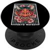 Hannya Oni By Tokyo-Waves Maschera giapponese del diavolo Hannya giapponese Oni Grid Yokai Oni PopSockets PopGrip Adesivo