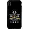 Cool 3 Hip Hop Trio Street Gold Chain Fu Custodia per iPhone XS Max Goat Rap Old School Retro Streetwear anni '80 '90 Tre