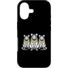 Cool 3 Hip Hop Trio Street Gold Chain Fu Custodia per iPhone 17 Topo Rat Rap Old School Retro Streetwear 80s 90s Tre