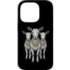 Cool 3 Hip Hop Trio Street Gold Chain Fu Custodia per iPhone 14 Pro Goat Rap Old School Retro Streetwear anni '80 '90 Tre