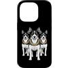 Cool 3 Hip Hop Trio Street Gold Chain Fu Custodia per iPhone 14 Pro Rat Terrier Rap Rap Old School Retro Streetwear anni '80 e '90